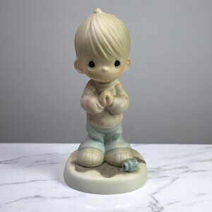 Precious Moments "Help Lord Im In A Spot" Figurine 1986 Enesco Taiwan